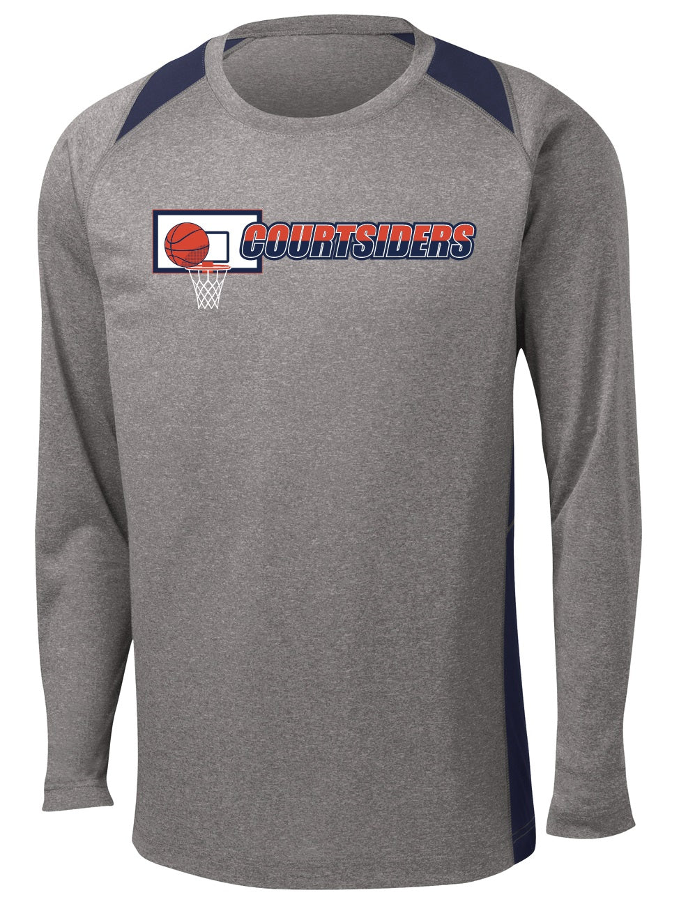 CS Long Sleeve Heather Colorblock T CSST361LS