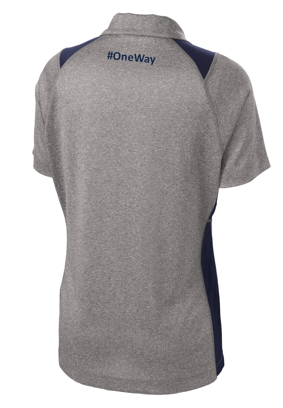 CS Womens Heathered Color Block Polo CSLST665