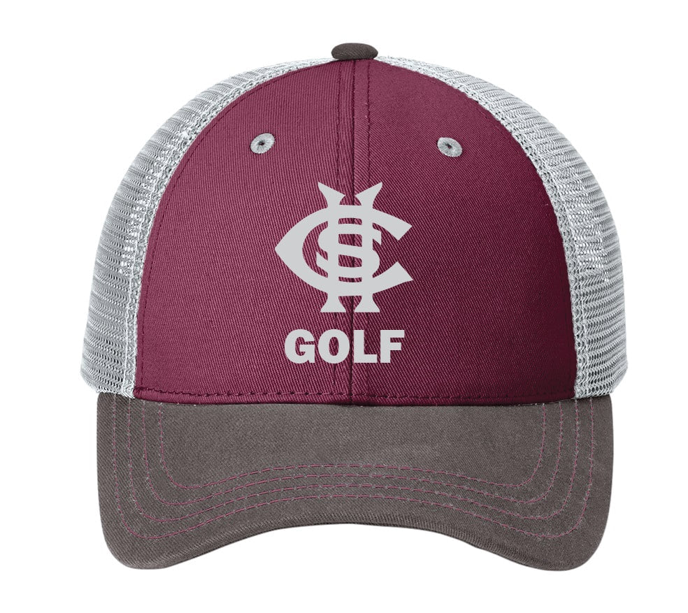 CHS Golf District Tri-Tone Meshback Cap DT616 2