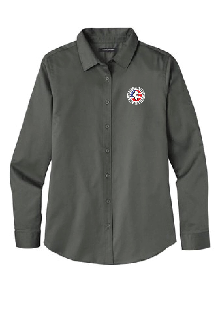 CCPD Women's Long Sleeve Button Up LW808