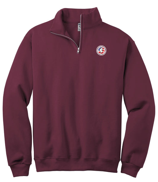 CCPD 1/4 Zip Cadet Collar Sweatshirt 995M