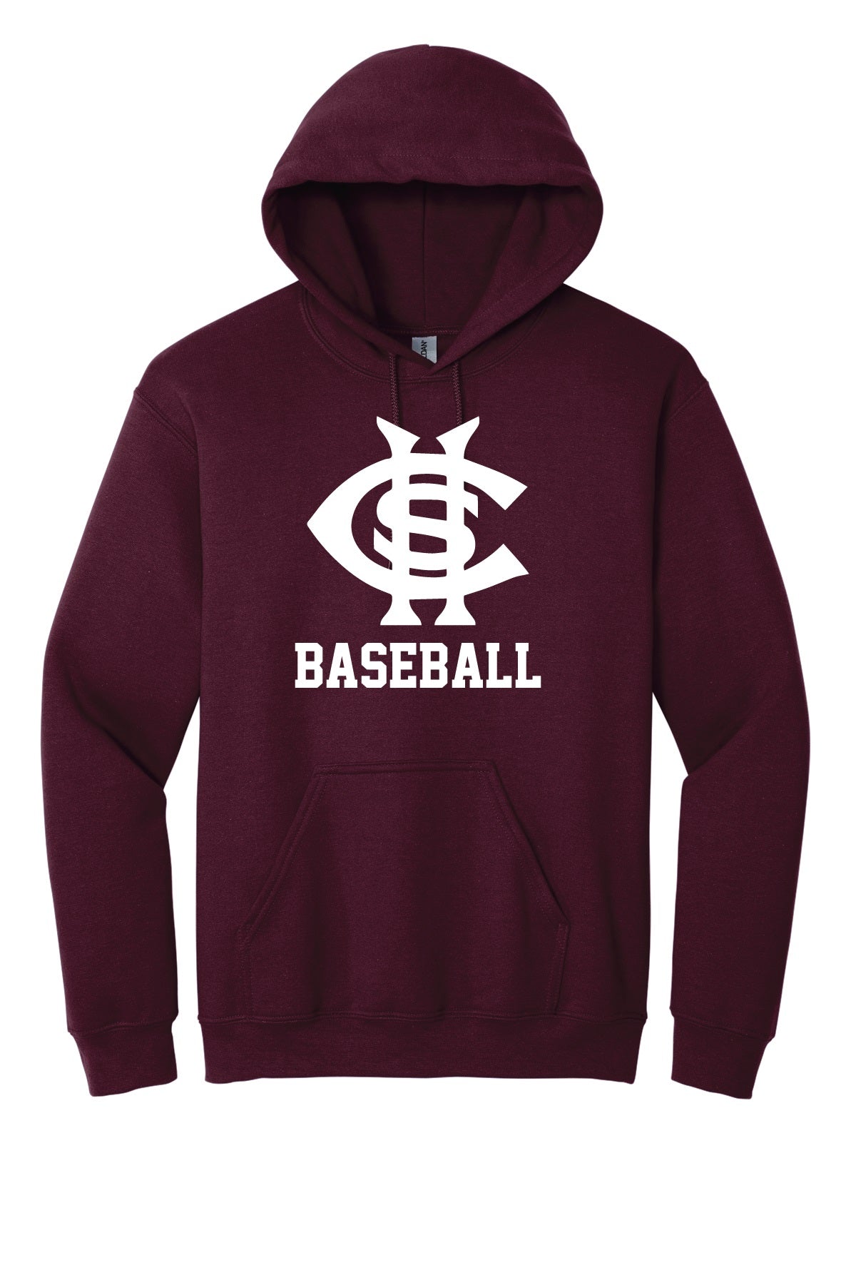CHS Baseball 50/50 Cotton/Poly Unisex Hoodie 18500 2