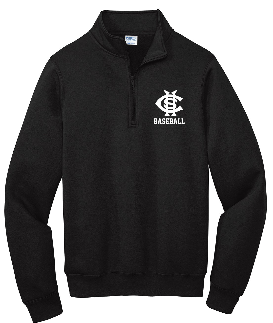 CHS Baseball Fleece Unisex 1/4 Zip PC78Q 2E