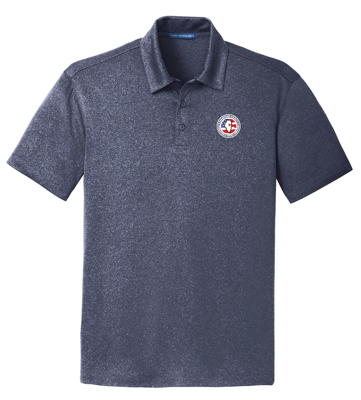 CCPD Trace Heather Unisex Polo K576