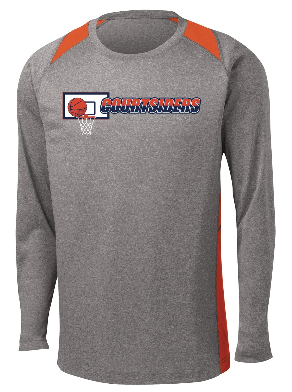 CS Long Sleeve Heather Colorblock T CSST361LS