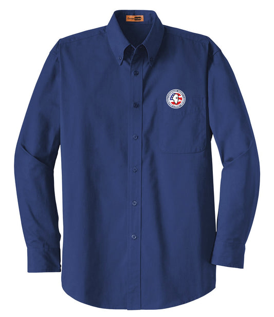 CCPD Long Sleeve Unisex Button Down Twill SP17