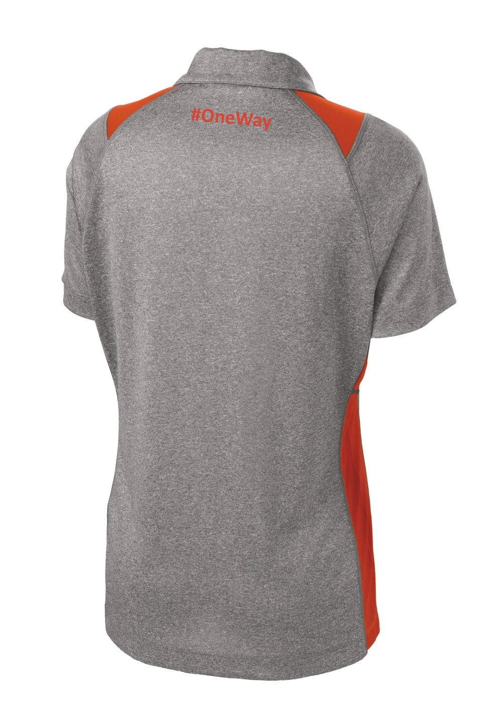 CS Womens Heathered Color Block Polo CSLST665