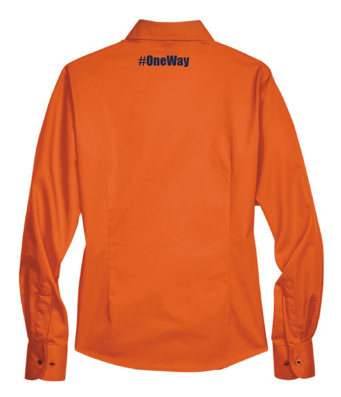 CS Ladies Easy Blend Long Sleeve Twill CSM500W