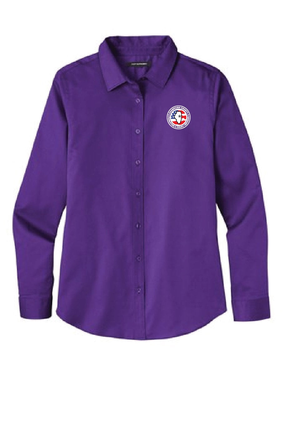 CCPD Women's Long Sleeve Button Up LW808