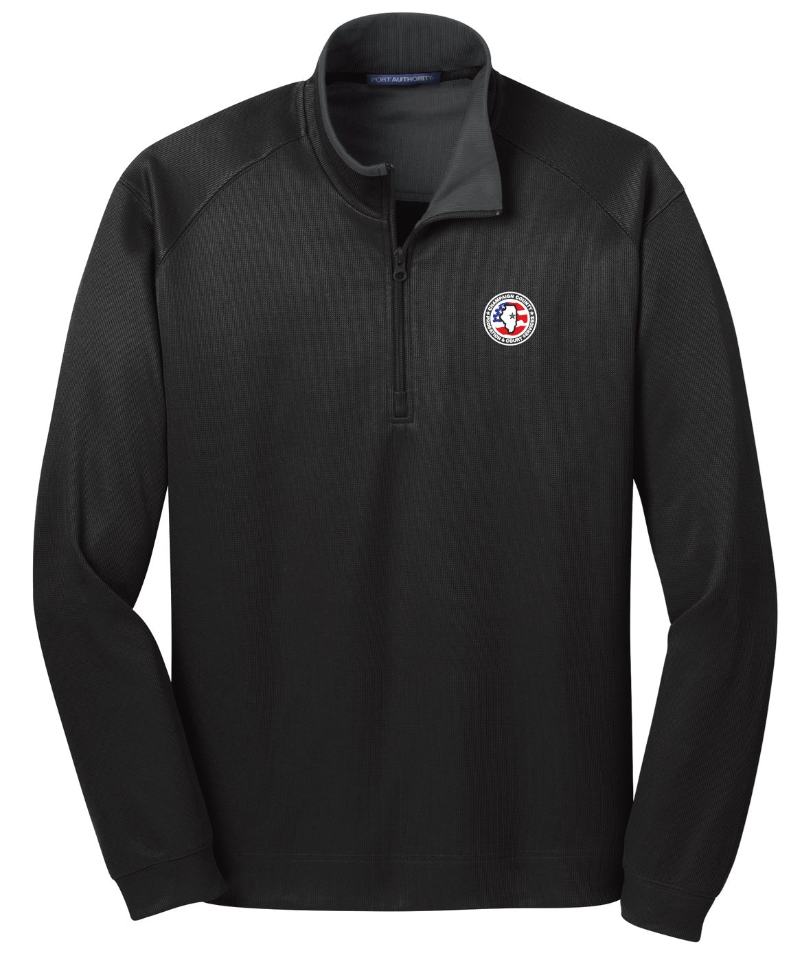 CCPD Vertical Texture 1/4 Zip Pullover K805