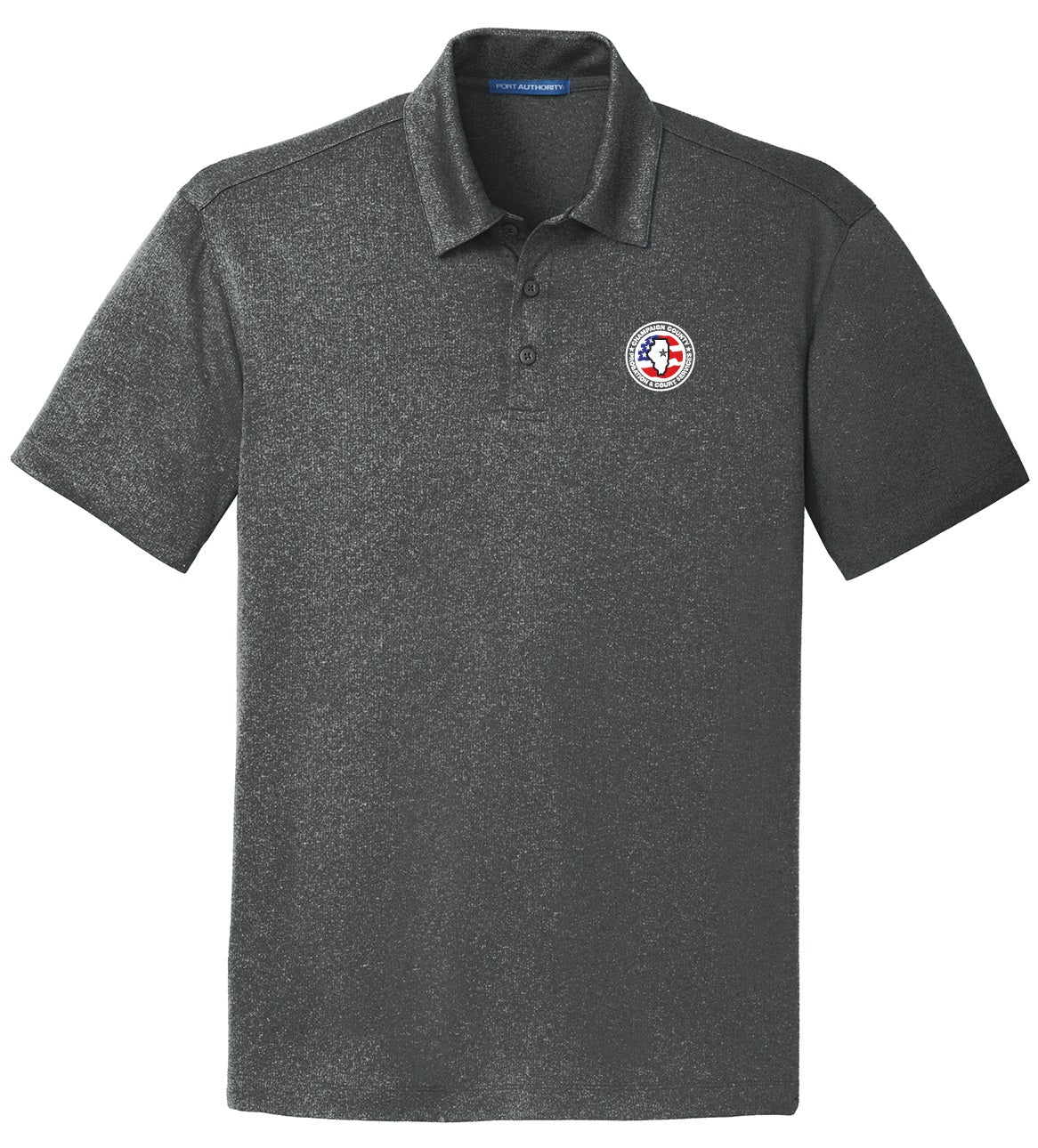 CCPD Trace Heather Unisex Polo K576