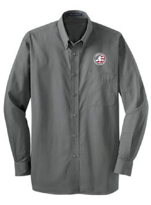 CCPD Men's Tonal Pattern Easy Care Shirt