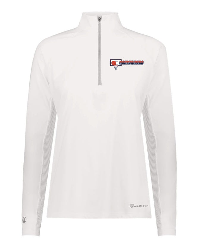 Womens Electrify Cool Core Quarter Zip Pullover 222774