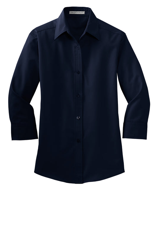 Port Authority Women's 3/4 Sleeve Easy Care Shirt L612