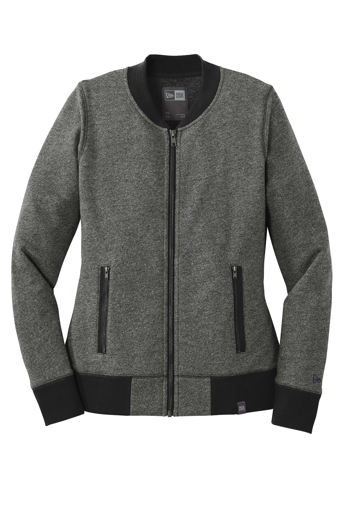 New Era® Women's French Terry Baseball Full-Zip LNEA503