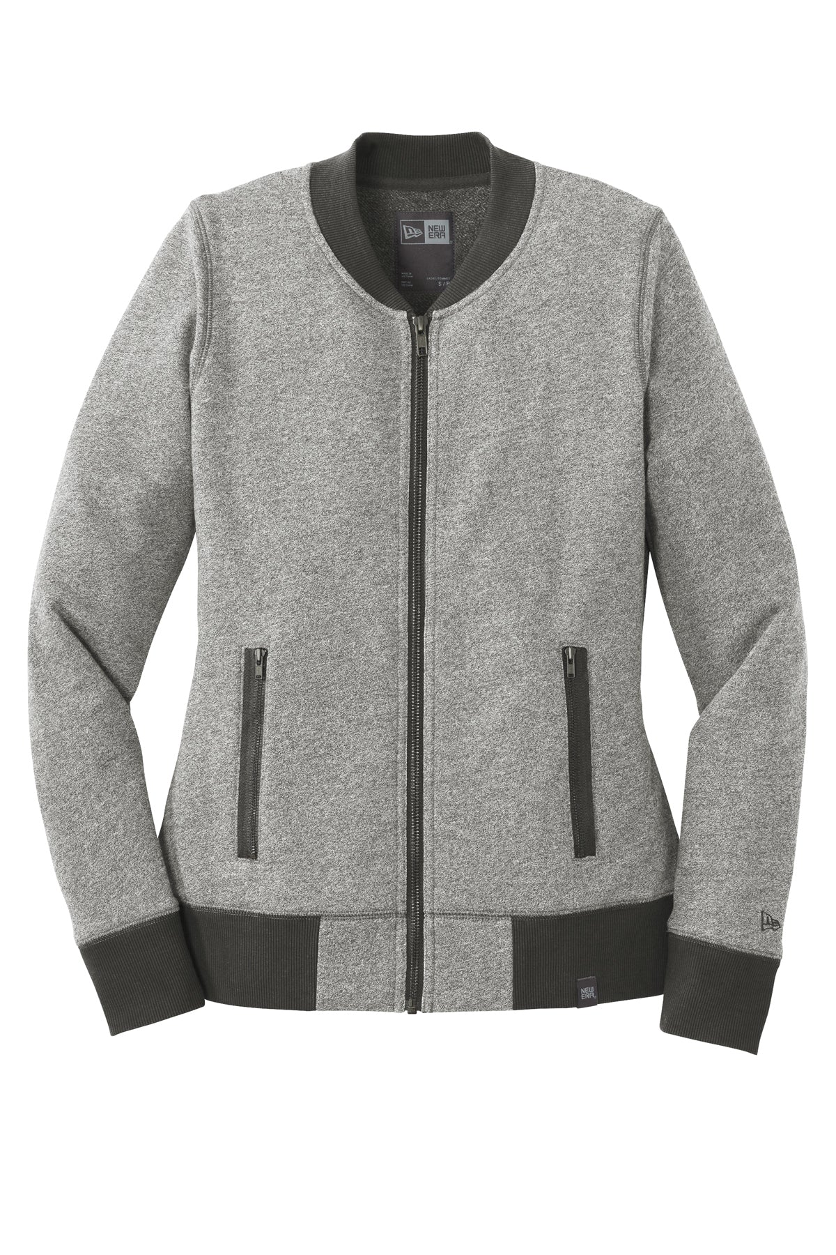 New Era® Women's French Terry Baseball Full-Zip LNEA503