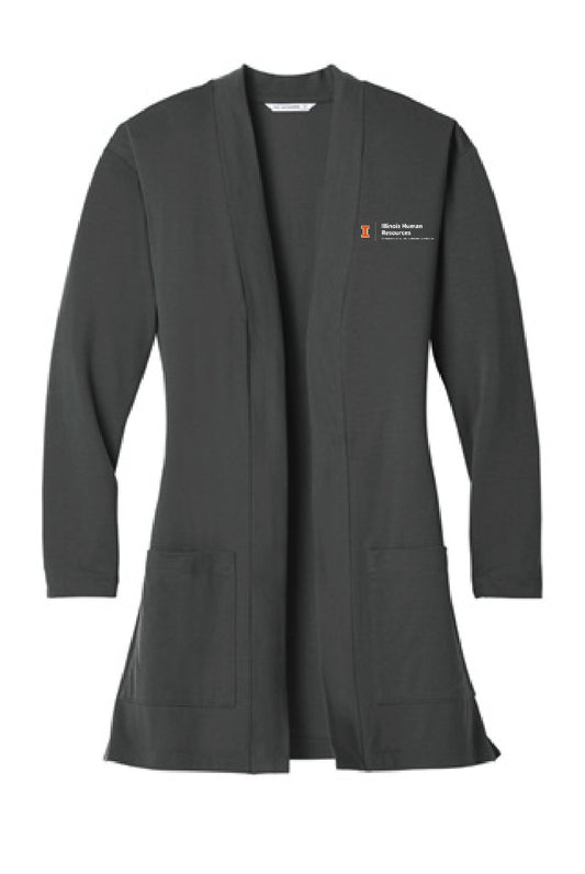 UIHR Womens Pocketed Long Cardigan LK5434