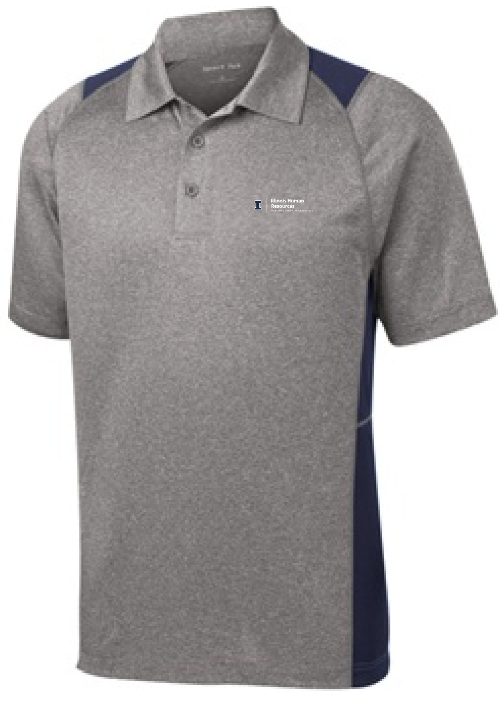 UIHR Heather Colorblock Polo ST665