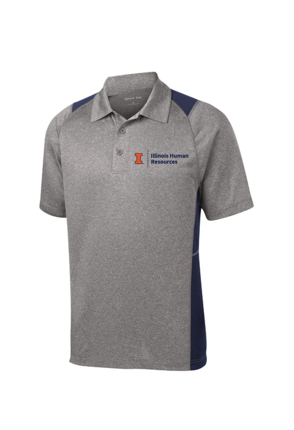 UIHR Heather Colorblock Polo ST665