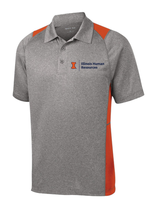 UIHR Heather Colorblock Polo ST665
